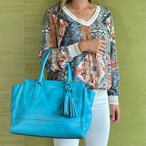 Coach Blue Tote
